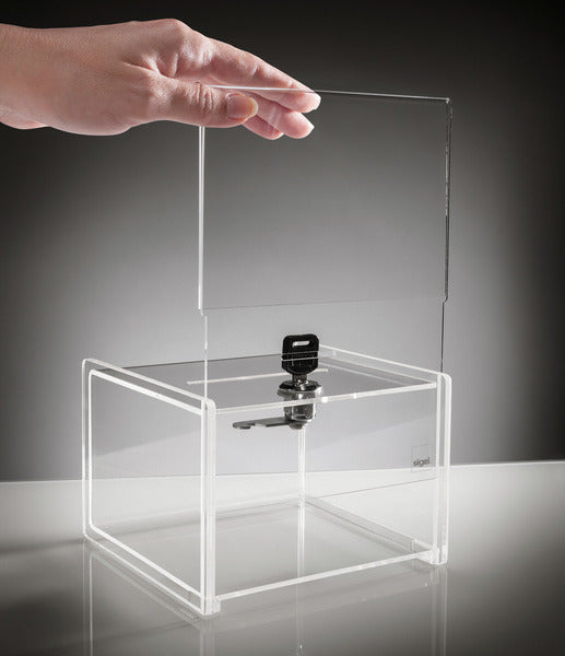 Load image into Gallery viewer, Sigel si-va151 aktiebak transparant incl slot 15x22x15mm cm + insteek voor a6
