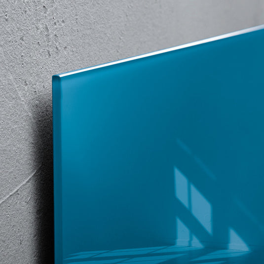 Sigel si-gl252 glasmagneetbord artverum 480x480x15mm petrolblauw