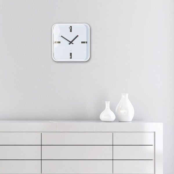 Load image into Gallery viewer, Sigel si-wu122 wandklok artetempus mezo white met quartz uurwerk
