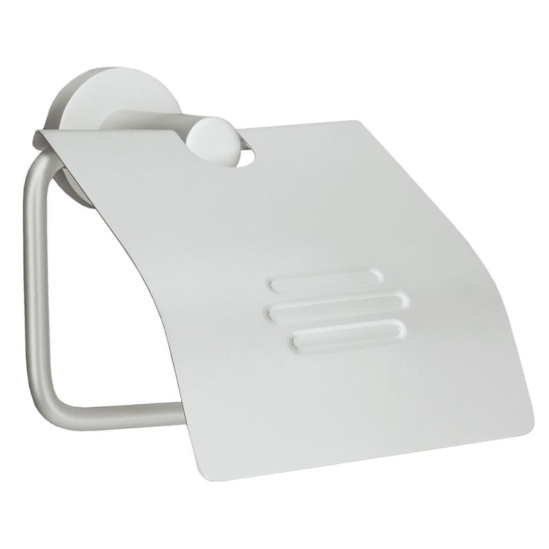 Load image into Gallery viewer, Kleine wolke kleine wolke toiletrolhouder met deksel apollo aluminium
