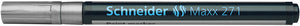 Schneider lakmarker maxx 271 1-2mm zilver 10 stuks