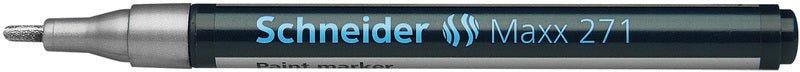 Load image into Gallery viewer, Schneider lakmarker maxx 271 1-2mm zilver 10 stuks
