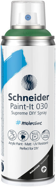 Load image into Gallery viewer, Schneider s-ml03050045 supreme diy spray paint-it 030 mos groen 200ml

