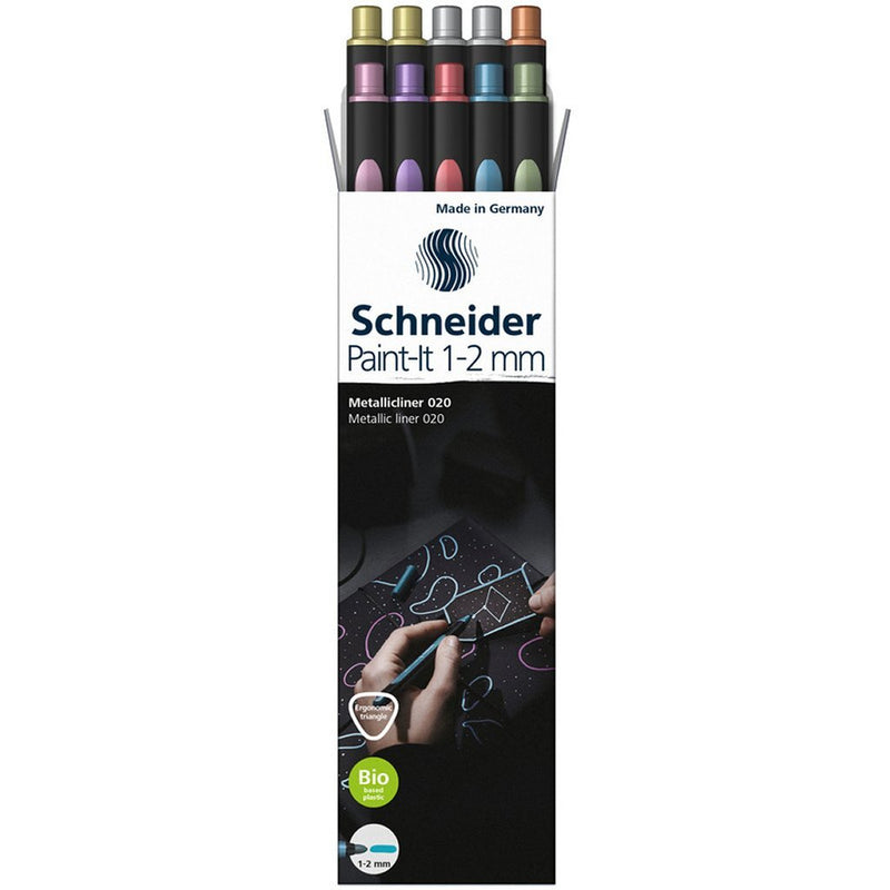 Load image into Gallery viewer, Schneider schrijfwaren schneider s-ml02011503 metallic liner paint-it 020 1-2mm 10 stuks

