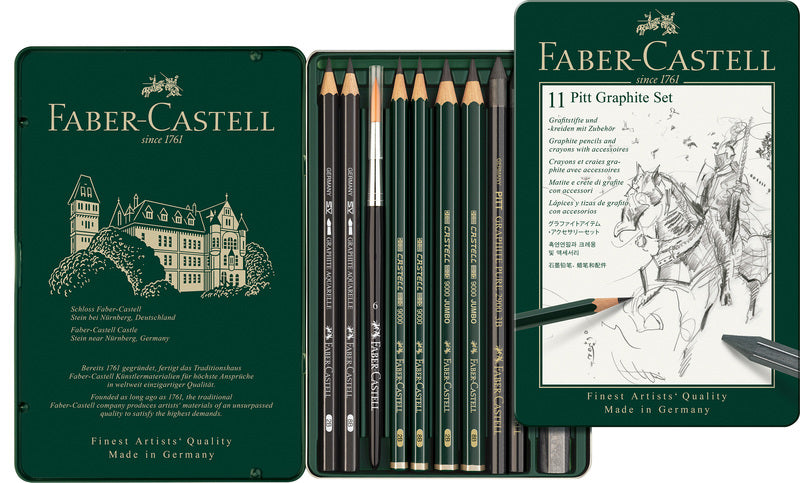 Load image into Gallery viewer, Faber castell fc-112972 grafietset faber-castell pitt 11-delig
