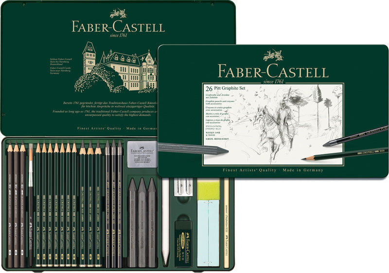 Load image into Gallery viewer, Faber castell fc-112974 grafietset faber-castell pitt 26-delig
