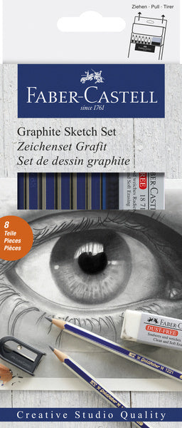 Load image into Gallery viewer, Faber castell fc-114000 grafietset faber-castell goldfaber 8-delig
