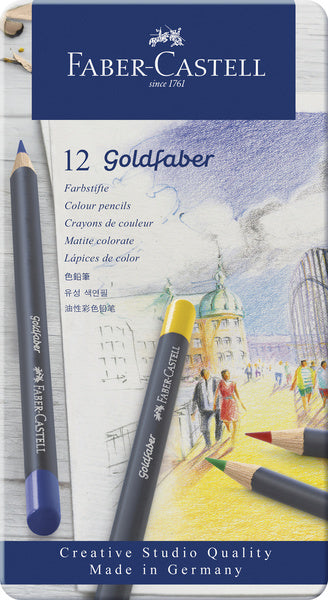 Load image into Gallery viewer, Faber castell fc-114712 kleurpotlood faber-castell goldfaber etui à 12 stuks
