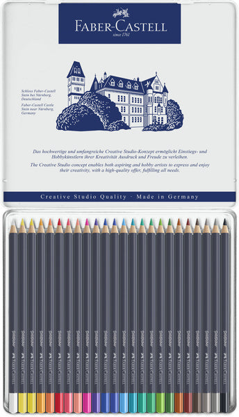 Load image into Gallery viewer, Faber-castell faber castell fc-114724 kleurpotlood goldfaber etui à 24 stuks
