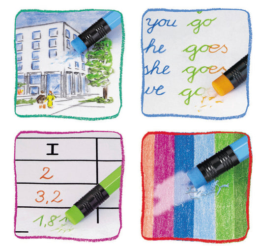Faber-castell kleurpotloden kleurenassortiment uitwisbaar 12 stuks