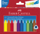Faber-castell waskrijt - driekantig - 12 stuks - fc-120010