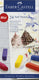 Faber-castell pastelkrijt - halve lengte - 24 stuks - fc-128224