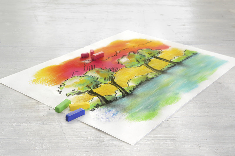 Load image into Gallery viewer, Faber castell fc-128272 pastelkrijt halve lengte etui à 72 stuks
