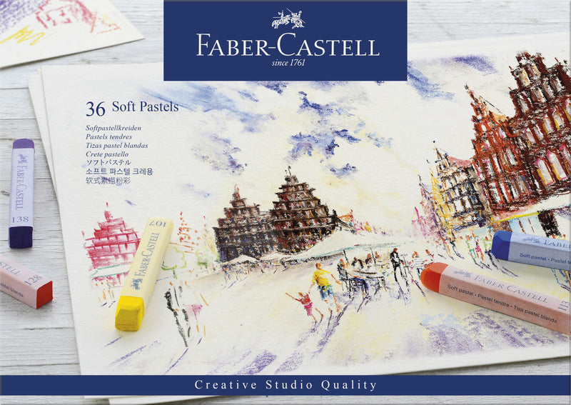Load image into Gallery viewer, Faber castell fc-128336 pastelkrijt creative studio softpastel 36 delig etui
