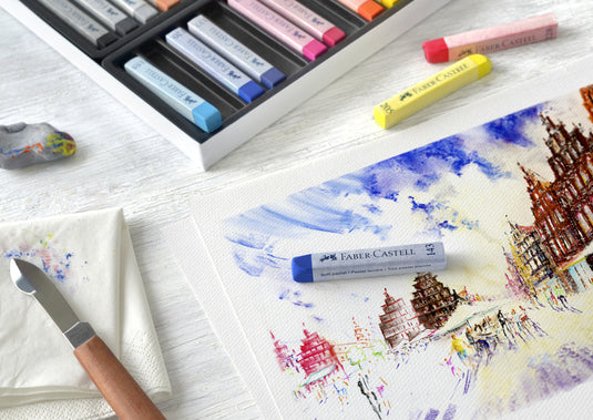 Faber castell fc-128336 pastelkrijt creative studio softpastel 36 delig etui