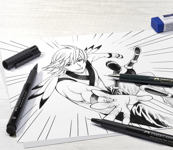 Load image into Gallery viewer, Faber castell fc-167152 tekenstift faber-castell pitt artist pen manga starterset
