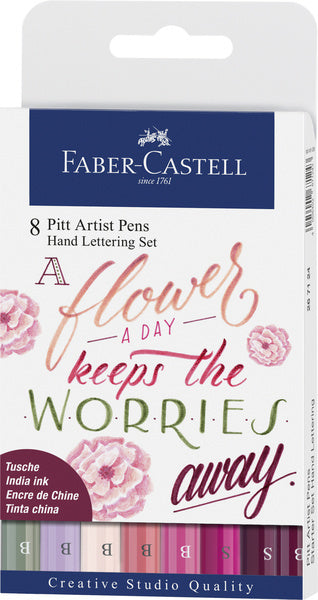 Load image into Gallery viewer, Faber castell fc-267124 tekenstift faber-castell pitt artist pen letteringset 8x
