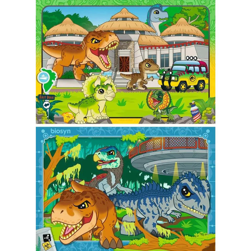 Load image into Gallery viewer, Ravensburger legpuzzel jurassic world explorers, 2x24st.
