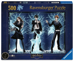Ravensburger legpuzzel glow in the dark harry potter - 500st xxl