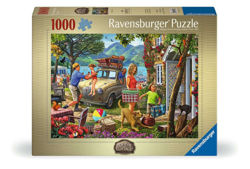 Afbeelding laden in galerijviewer, Ravensburger – holiday cottage – legpuzzel – 1000 stukjes
