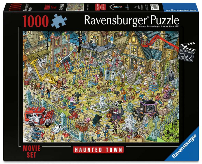 Afbeelding laden in galerijviewer, Ravensburger – movie set 2: haunted house – legpuzzel – 1000 stukjes
