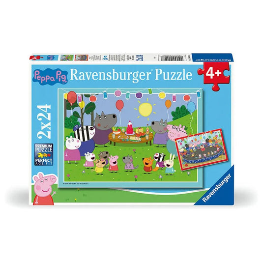 Ravensburger puzzel peppa pig 2x24pcs