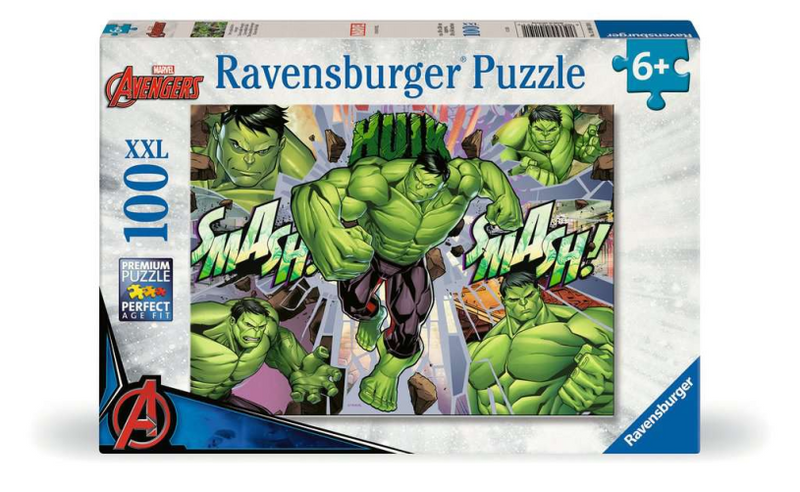 ギャラリービューアに画像をロードする, Ravensburger legpuzzel xxl marvel hulk, 100st.
