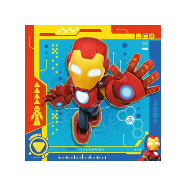 Ravensburger puzzel iron man his awesome friends 3x49 stukjes
