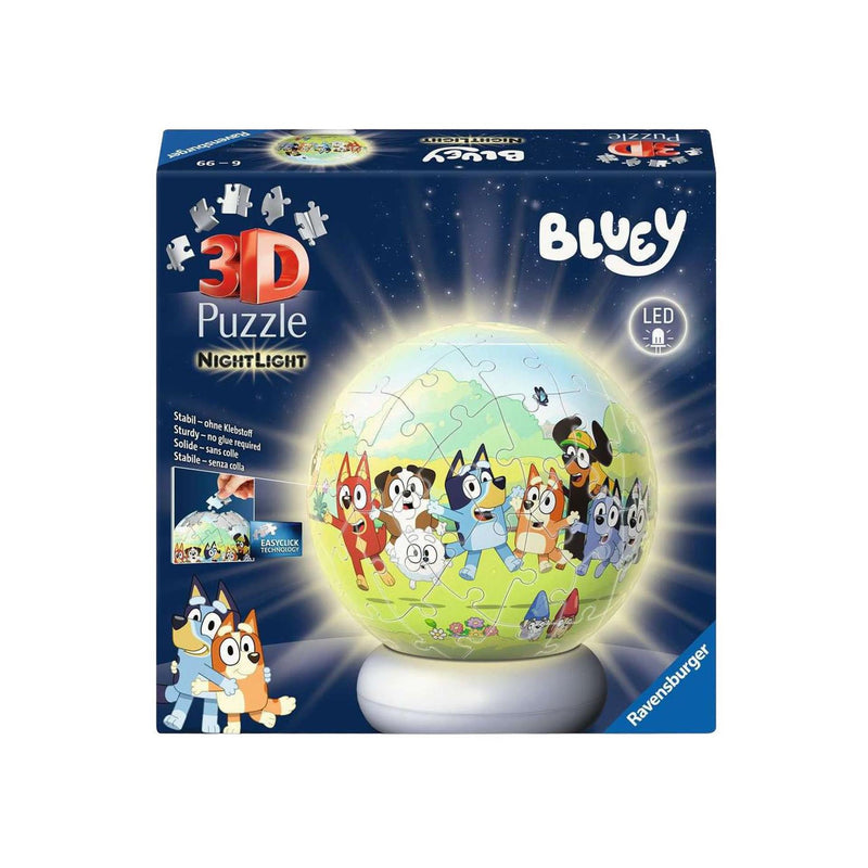 Load image into Gallery viewer, Ravensburger 3d puzzel nachtlamp bluey - 73st.
