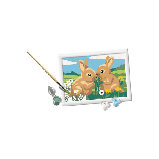 Ravensburger – creart: bunny friends – schilderen op nummer