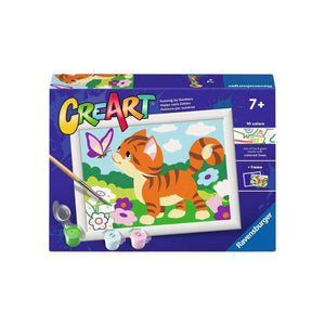 Ravensburger – creart: cat with butterfly – schilderen op nummer