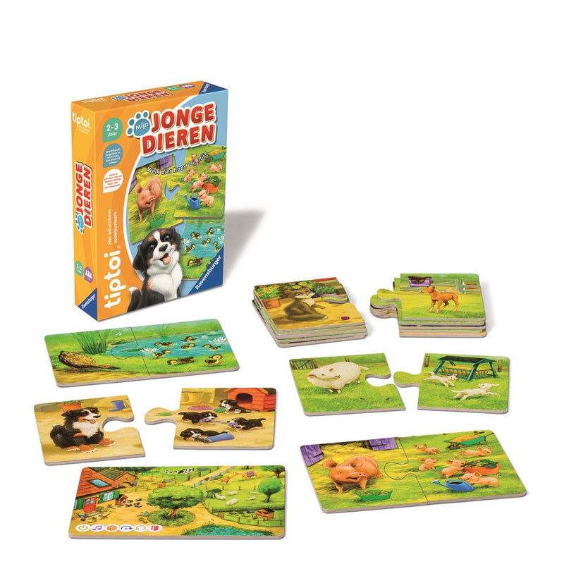 Afbeelding laden in galerijviewer, Ravensburger tiptoi mijn jonge dieren - interactief spel voor 1-4 jaar -
