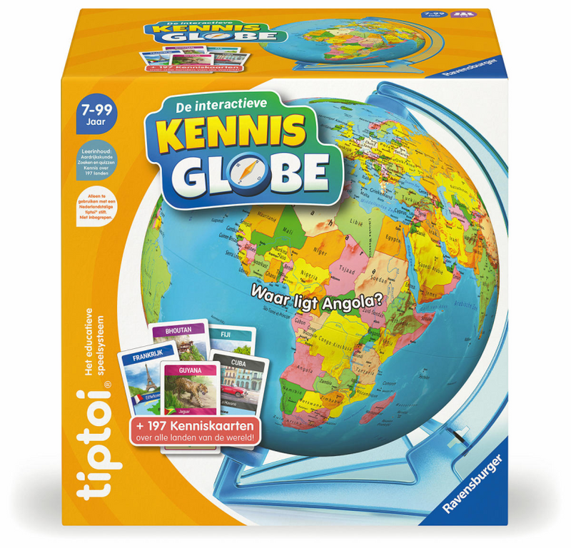 Chargez l'image dans la visionneuse de la galerie, Ravensburger tiptoi® - de interactieve kennis globe - educatief speelgoed - wereldbol met geluid en informatie
