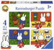 Ravensburger nijntje 4in1box puzzel - 12+16+20+24 stukjes - kinderpuzzel