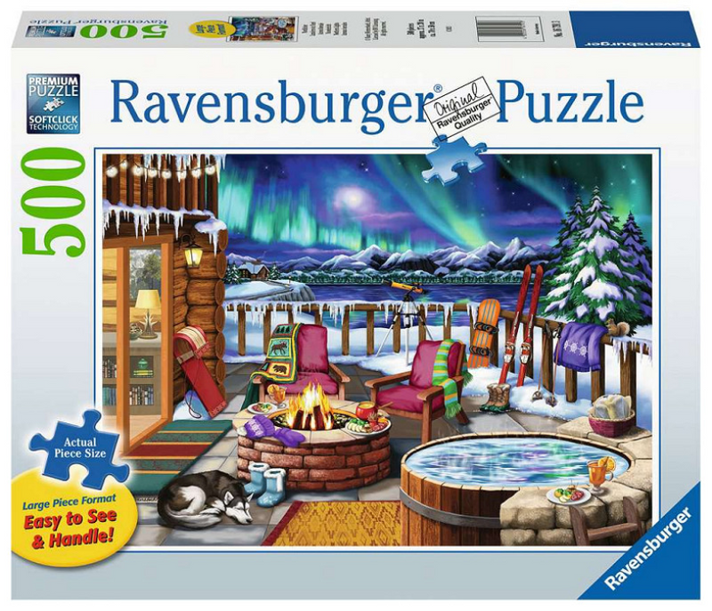 Afbeelding laden in galerijviewer, Ravensburger puzzel noorderlicht - legpuzzel - 500 stukjes
