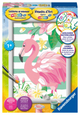 Ravensburger schilderen op nummer serie flamingo