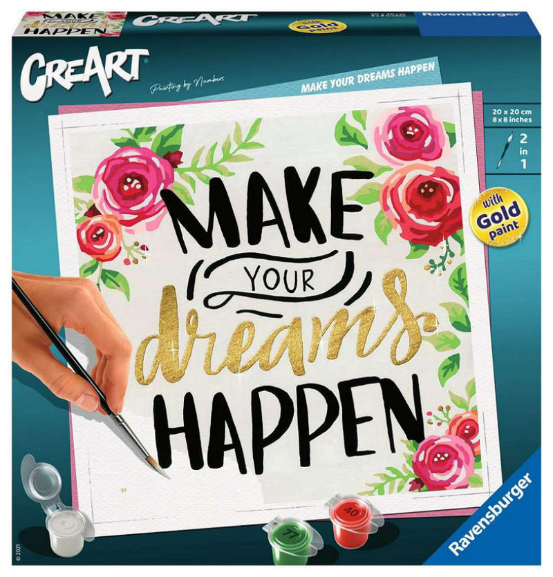 Chargez l'image dans la visionneuse de la galerie, Ravensburger creart schilderen op nummer - make your dreams happen

