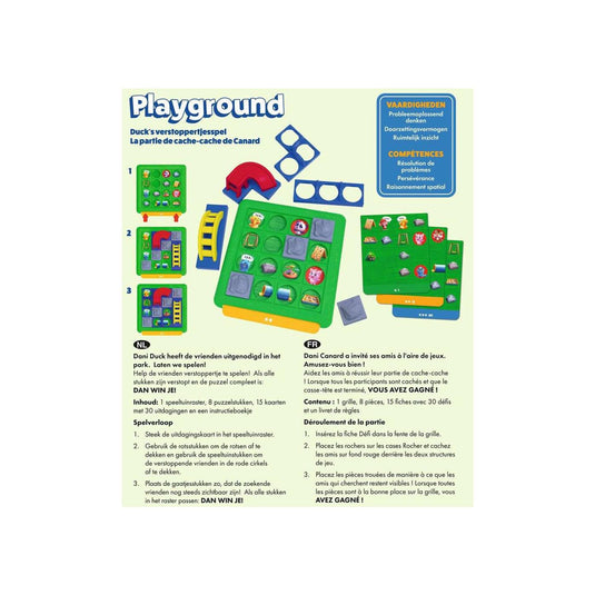 Ravensburger thinkfun – friends: playground – gezelschapsspel – frans nederlands