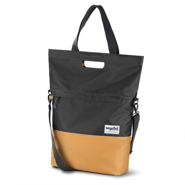 UrbanProof shoppertas RPET 20L grijs-geel