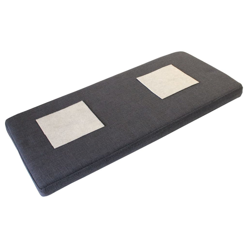 Load image into Gallery viewer, Germania Germania Bankkussen 35x58x6 cm antracietkleurig
