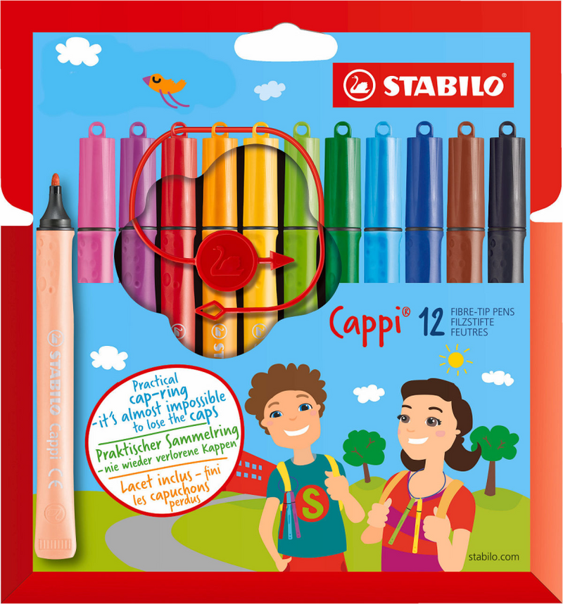 ギャラリービューアに画像をロードする, Stabilo cappi etui 12 stuks viltstiften

