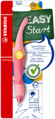 Stabilo sta easyoriginal - ergonomische rollerball - linkshandig - blauwe uitwisbare inkt - holograph edition - navulbaar - pastel poeder roze