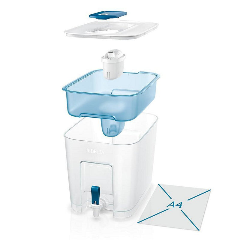 Load image into Gallery viewer, Brita flow waterfilter 8.2l blauw wit
