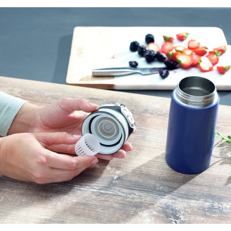Load image into Gallery viewer, Leifheit Leifheit 3247 Flip Isoleerbeker 350 ml Donkerblauw
