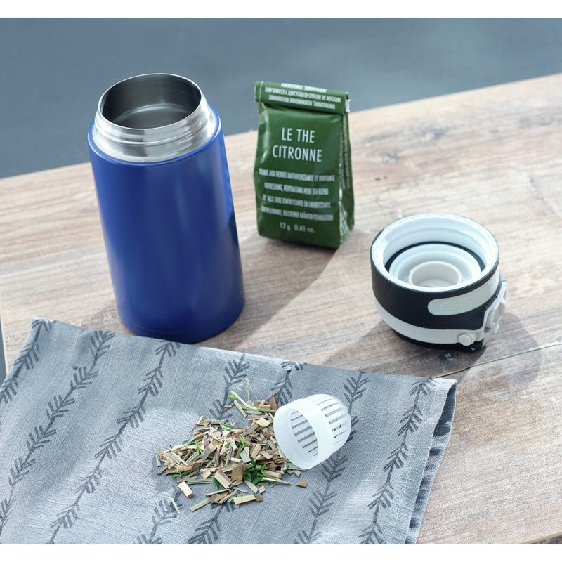 Load image into Gallery viewer, Leifheit Leifheit 3247 Flip Isoleerbeker 350 ml Donkerblauw

