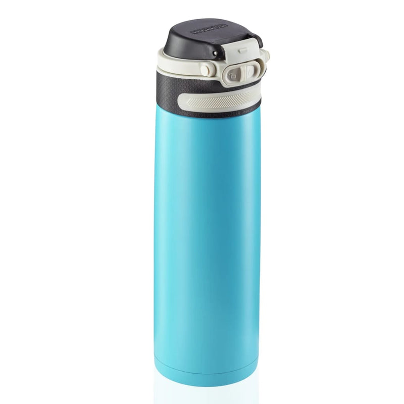 Load image into Gallery viewer, Leifheit thermosfles flip 600 ml waterblauw
