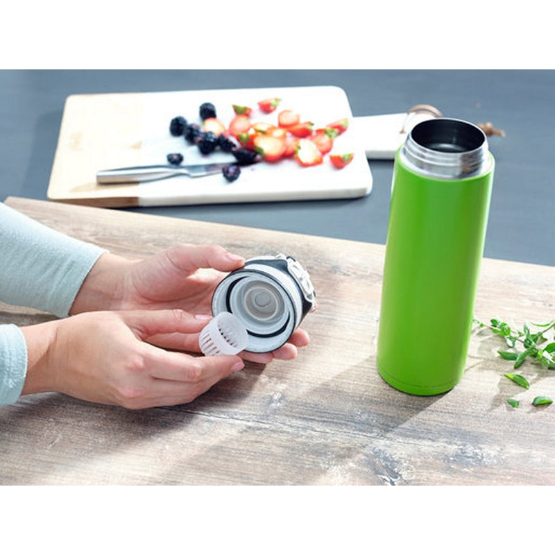 Load image into Gallery viewer, Leifheit 3277 flip isoleerbeker 600 ml groen
