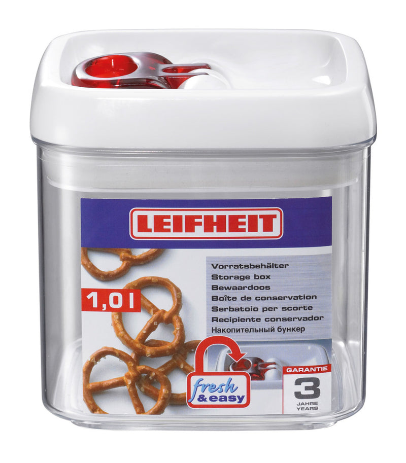 Load image into Gallery viewer, Leifheit Leifheit 31209 Voorraadbus Fresh Easy Hoekig 1,0L
