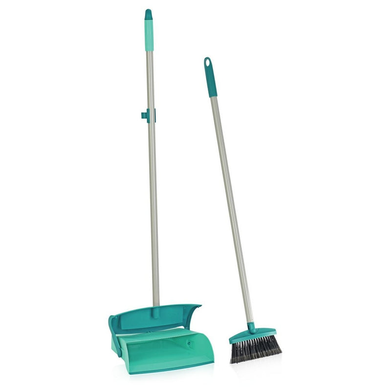 Load image into Gallery viewer, Leifheit 41405 stoffer en gesloten blik met lange steel
