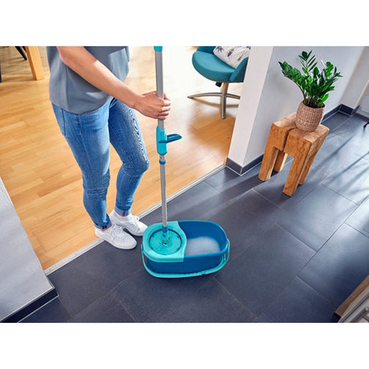 Leifheit 52101 clean twist disc mop ergo set blauw
